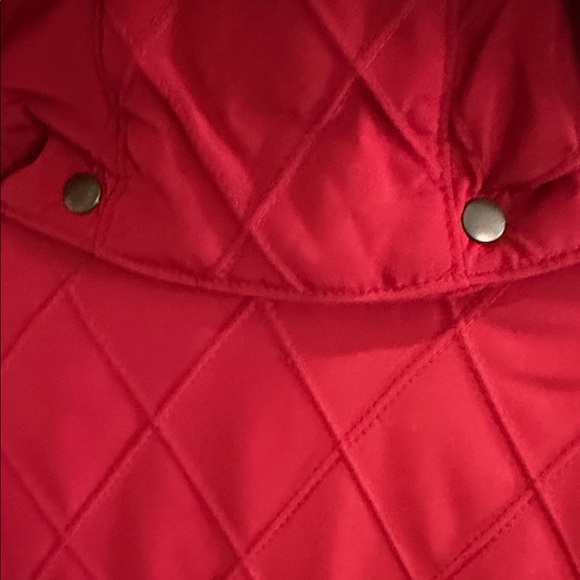 Pacific Trail Vibrant Red Quilted Zip Jacket size 2X removable hood - Picture 5 of 9